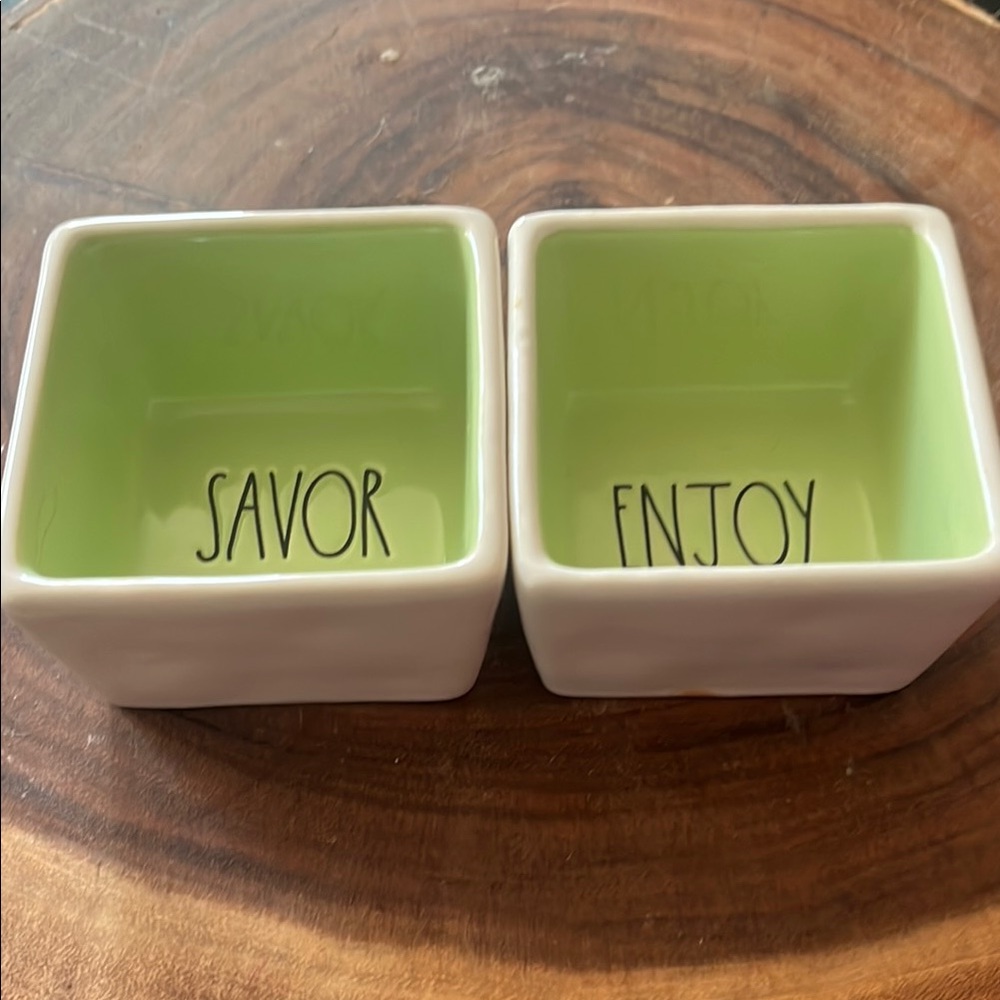Rae Dunn Savor and Enjoy Bowls